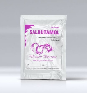 Salbutamol (Ventolin) 10 Mg 100 Tablets Dragon Pharma