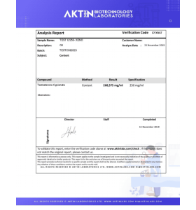 TESTOSTERONE CYPIONATE 250 mg 10 ML XENO LABS.