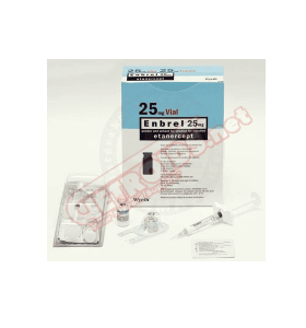 Enbrel Flakon 25 mg 4 vials Pfizer