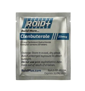 Clenbuterol 20 mcg 50 comprimidos Roid Plus